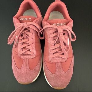 Vionic Women's Dusty Cedar Pink Breilyn  Sneakers Size 8